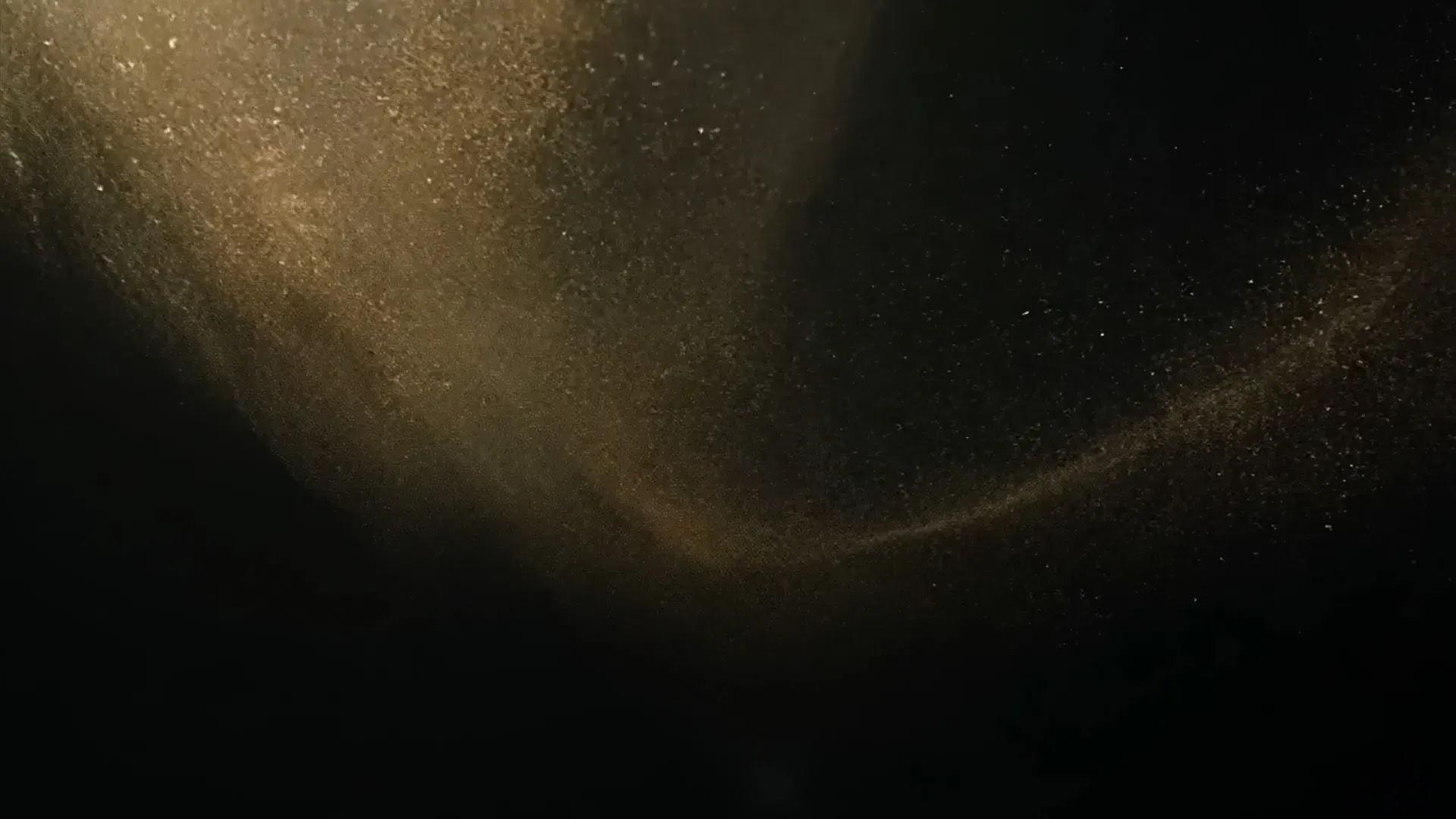 Shimmering Gold Swirl Overlay for Fantasy and Cinematic Trailers